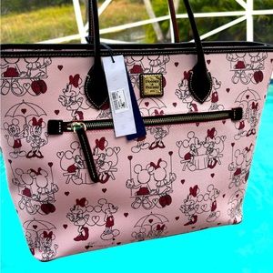 SOLD- NWT Disney Dooney & Bourke Mickey & Minnie Tote Bag
